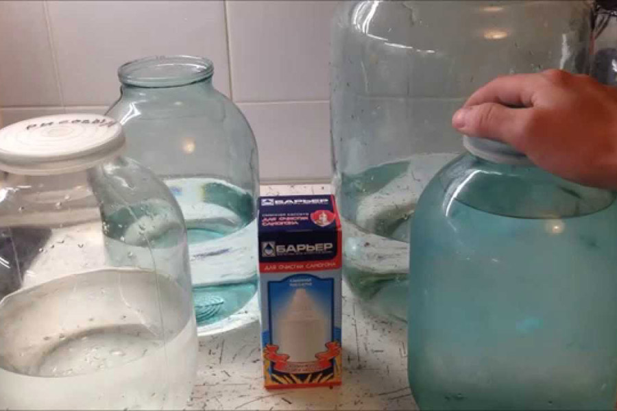 Как очистить самогон с помощью фильтра барьер